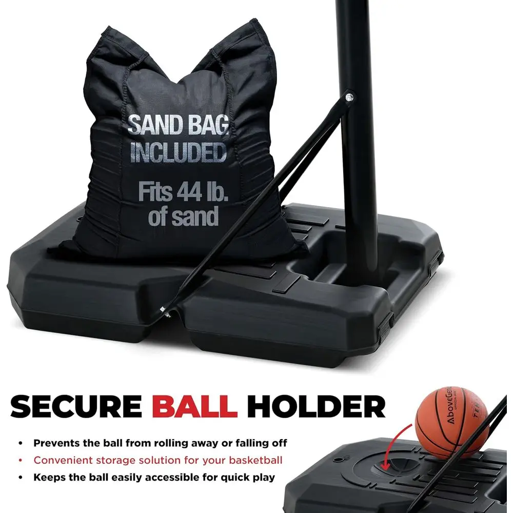 ระบบห่วงบาสเก็ตบอลแบบปรับได้ 4 - Kids Outdoor Basketball Hoop บทวิจารณ์และราคา
