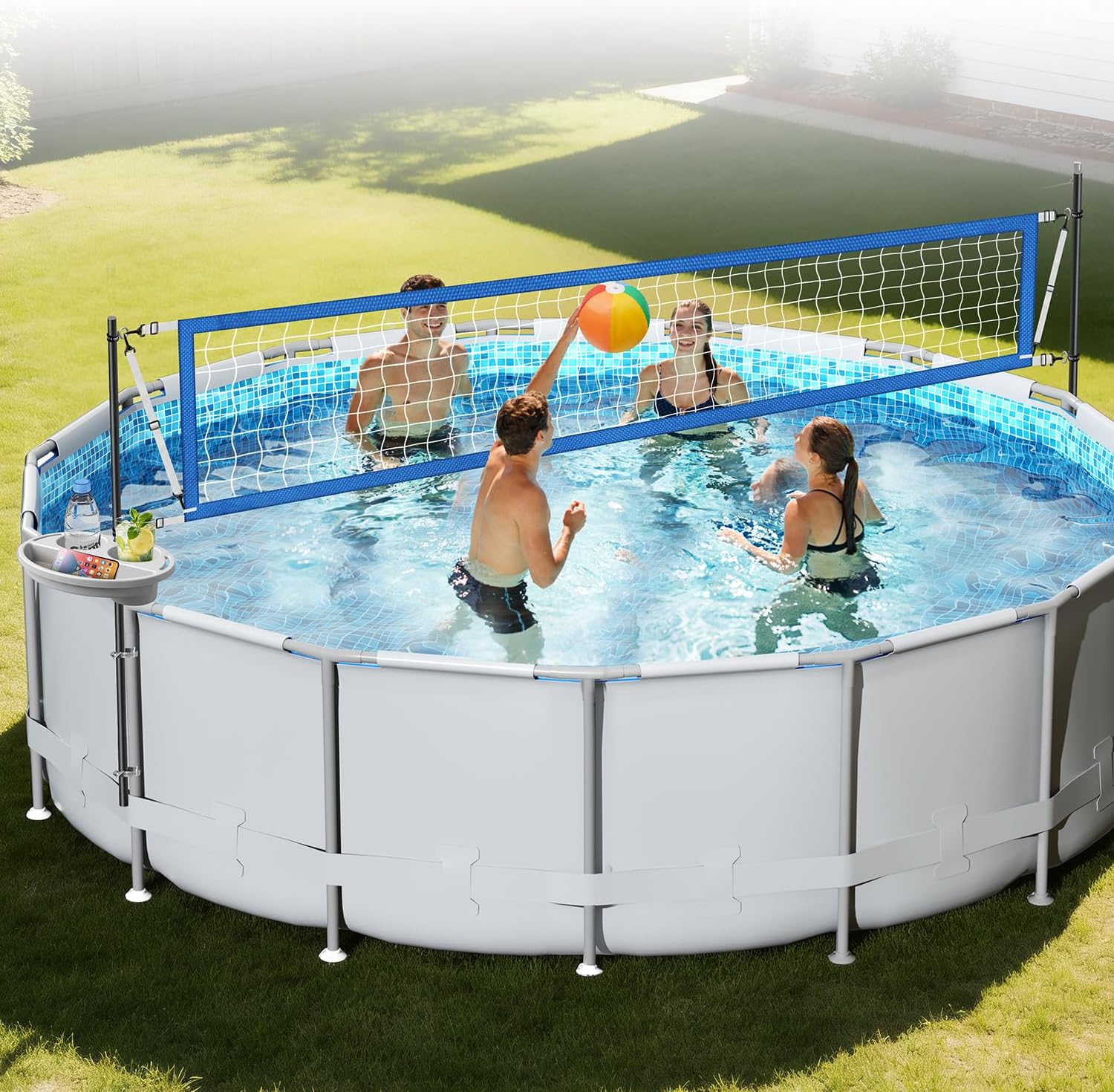 ชุดตาข่ายวอลเลย์บอลสำหรับสระว่ - Kids Outdoor Volleyball Net บทวิจารณ์และราคา