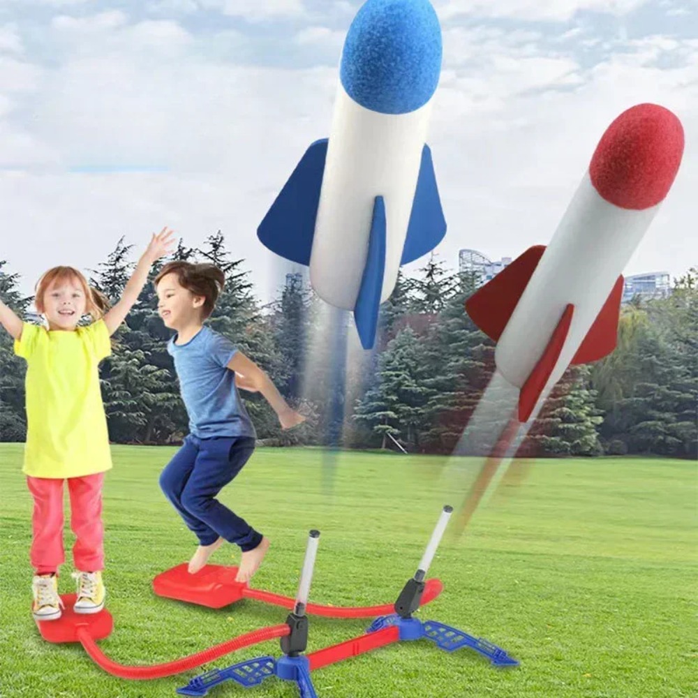 เด็ก Air Rocket ปั๊มเท้า Launc - Kids Outdoor Jumping Toys บทวิจารณ์และราคา